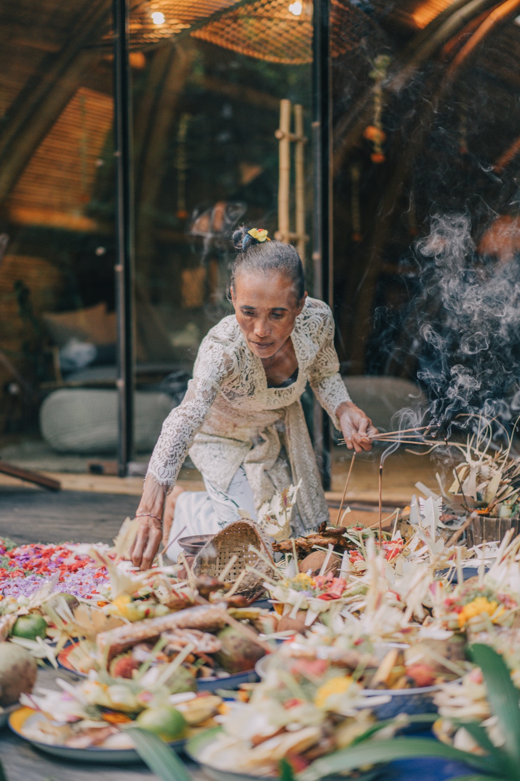 Candlelit dinner and special occasion setup at hideout bali, East Bali